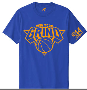 Image of EXCLUSIVE NEW GRIND TEE  ROYAL N BLACK TEE