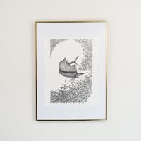 Image 1 of CHASSE AU LARGE - 50 x 70 cm