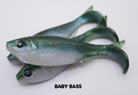 Image 4 of 4.5" Swimbait Split Belly (3 Pack) Assorted colors