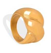 Image 2 of Chunky Croissant Ring 