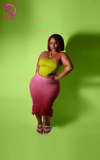 Image 3 of Pink Lotus Maxi Skirt - Custom Request