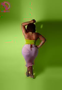 Image 1 of Pink Lotus Maxi Skirt - Custom Request
