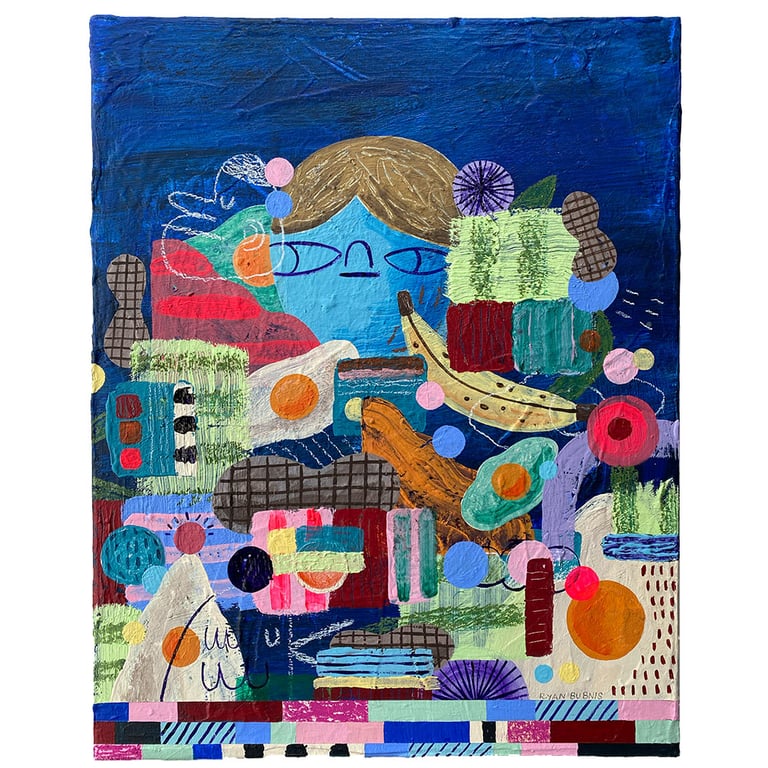 EGGS & PEANUTS PAINTING