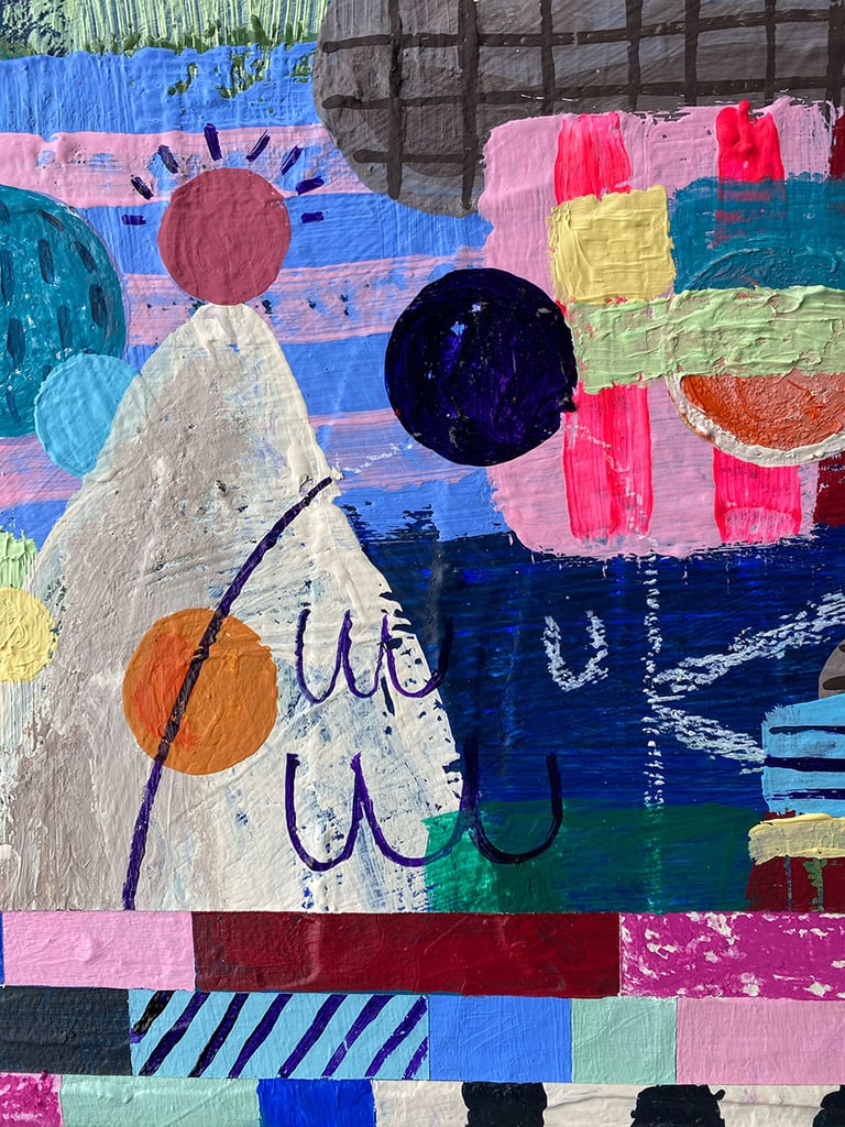 EGGS & PEANUTS PAINTING Image 3