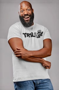 Image 2 of Trilogy456wear White Tee – Black Bikelife Logo