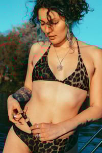 Image 1 of Triangel Bikini Top Leo 