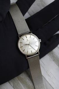 Image 2 of 1960s Omega Genève "Türler" Double signed - 135019 - Original Milanese Bracelet