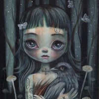 Image 2 of Raven and the three Moths