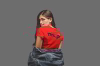 Image 1 of Trilogy456wear Red Tee – Red Bikelife Double Logo