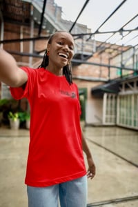 Image 3 of Trilogy456wear Red Tee – Red Bikelife Double Logo