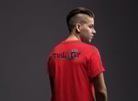 Image 5 of Trilogy456wear Red Tee – Red Bikelife Double Logo