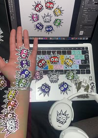 Image 3 of Croox "ROYGBVP" Sticker Pack (8)