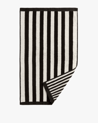 Image 2 of Black Striped Towel Collection 
