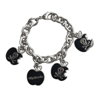 Image 1 of Hysteric Glamour Skull Apple Charm Bracelet.