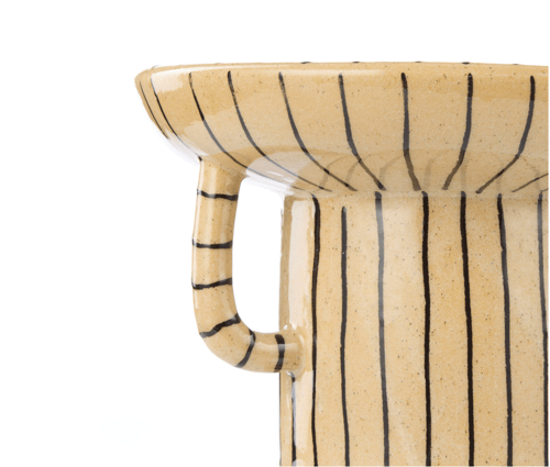 Image of Striped Footed Dish