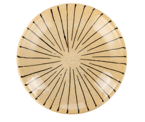 Image of Striped Footed Dish