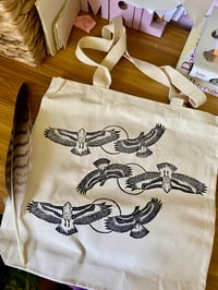 Image 1 of  Red Tail Hawks Tote Bag