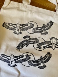 Image 3 of  Red Tail Hawks Tote Bag