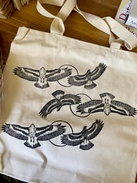 Image 2 of  Red Tail Hawks Tote Bag