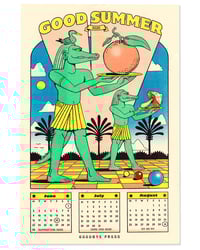 Image 1 of Good Summer 3 Month  Calendar