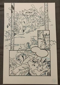 Image 1 of Warriors: The Prophecies Begin Vol 2: Page 128 Original Inks