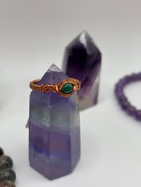 Image 3 of Malachite ring