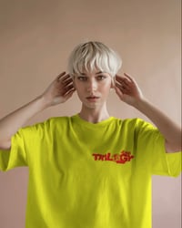 Image 2 of Trilogy456wear Yellow Bikelife Tee – Double Logo Edition