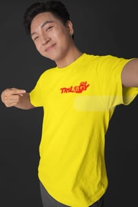 Image 1 of Trilogy456wear Yellow Bikelife Tee – Double Logo Edition