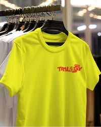 Image 3 of Trilogy456wear Yellow Bikelife Tee – Double Logo Edition