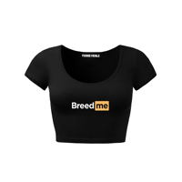 Image 2 of BREED ME SCOOP NECK CROP-TOP