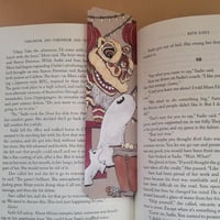 Image 2 of Bookmark Swoopy Ghost with a Chinese Lion