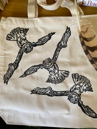 Image 2 of Huntress Great Horned Owl Tote Bag 
