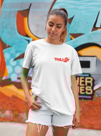 Image 5 of Trilogy456wear White Bikelife Logo T-Shirt