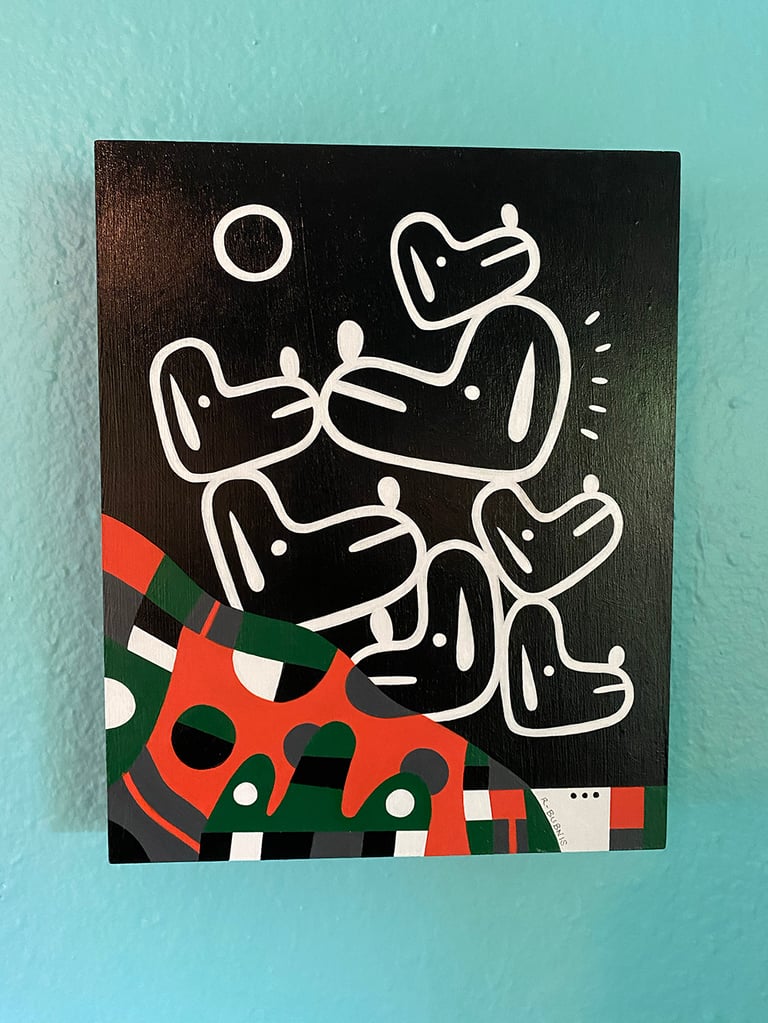 DOGGO AFTER STUART DAVIS PAINTING Image 2