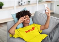 Image 2 of Trilogy456wear Yellow Bikelife Logo T-Shirt