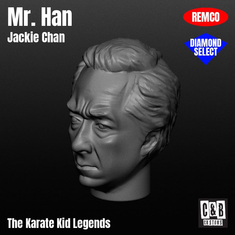 Mr Han 3D Printed Head