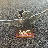 Image 1 of US Army Master Aviator Badge Hitch Cover - Two Layers