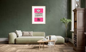 Image of James McQueen - If You Ever Leave Me I'm Coming With You, Pink Variant, Fine Art Giclee Print