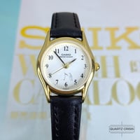 Image 2 of Casio 'Penguin' Gold Quartz Ladies Dress Watch (LTP1094)