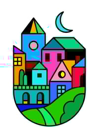 Village (8x10”)