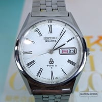 Image 3 of 1977 Seiko Quartz Type 2 Day-Date Roman Dial (7546-8000)