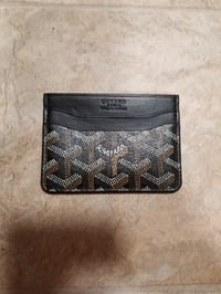 Image 3 of Goyard Card Holder Black&Brown