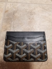 Image 4 of Goyard Card Holder Black&Brown