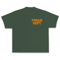 Image 1 of FRAUD DEPT. (Green/ Orange)