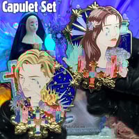 Image 3 of A Plague On Both Your Houses 3D Enamel Pin Set