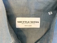 Image 3 of Shuttle Notes master cloth chambray shirt, made in Japan, size XL