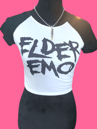 Elder emo crop top
