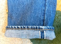 Image 7 of Or Slow Japan 107 ivy fit indigo dyed selvedge jeans, size 2 (fits 32”)