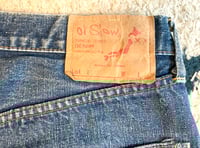 Image 8 of Or Slow Japan 107 ivy fit indigo dyed selvedge jeans, size 2 (fits 32”)
