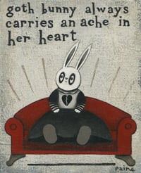Goth Bunny Got Ache In Her Heart